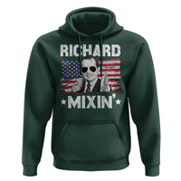 Funny 4th of July Richard Nixon Mixin Hoodie Patriotic Bartender American Flag - Wonder Print Shop