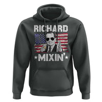 Funny 4th of July Richard Nixon Mixin Hoodie Patriotic Bartender American Flag - Wonder Print Shop