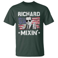 Funny 4th of July Richard Nixon Mixin T Shirt Patriotic Bartender American Flag - Wonder Print Shop