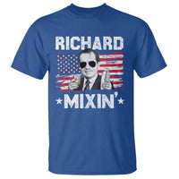 Funny 4th of July Richard Nixon Mixin T Shirt Patriotic Bartender American Flag - Wonder Print Shop