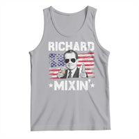 Funny 4th of July Richard Nixon Mixin Tank Top Patriotic Bartender American Flag - Wonder Print Shop