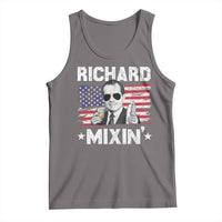 Funny 4th of July Richard Nixon Mixin Tank Top Patriotic Bartender American Flag - Wonder Print Shop