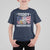 Funny Theodore Roosevelt 4th Of July T Shirt For Kid Teddy Boozedevelt Drinking American Flag - Wonder Print Shop