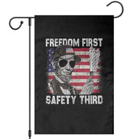 Lincoln 4th Of July Garden Flag Abe Freedom First Safety Third American Flag - Wonder Print Shop