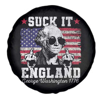 Funny 4th of July George Washington Spare Tire Cover Suck It England 1776 - Wonder Print Shop
