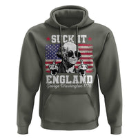 Funny 4th of July George Washington Hoodie Suck It England 1776 - Wonder Print Shop