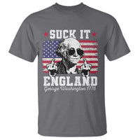 Funny 4th of July George Washington T Shirt Suck It England 1776 - Wonder Print Shop