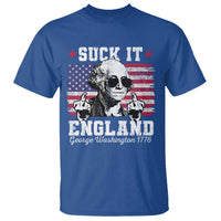 Funny 4th of July George Washington T Shirt Suck It England 1776 - Wonder Print Shop