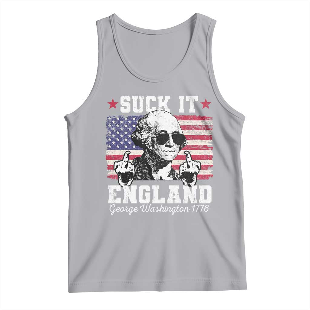 Funny 4th of July George Washington Tank Top Suck It England 1776 - Wonder Print Shop