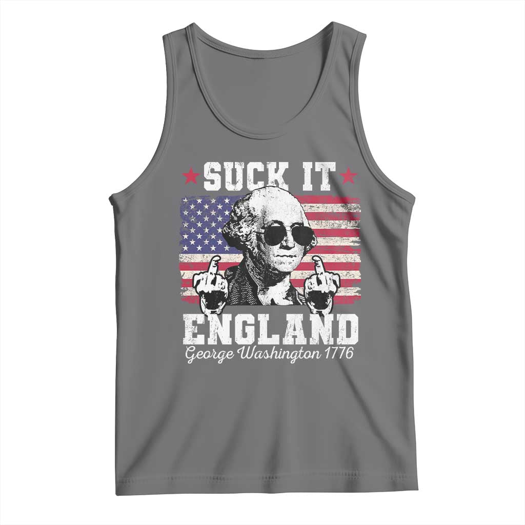 Funny 4th of July George Washington Tank Top Suck It England 1776 - Wonder Print Shop
