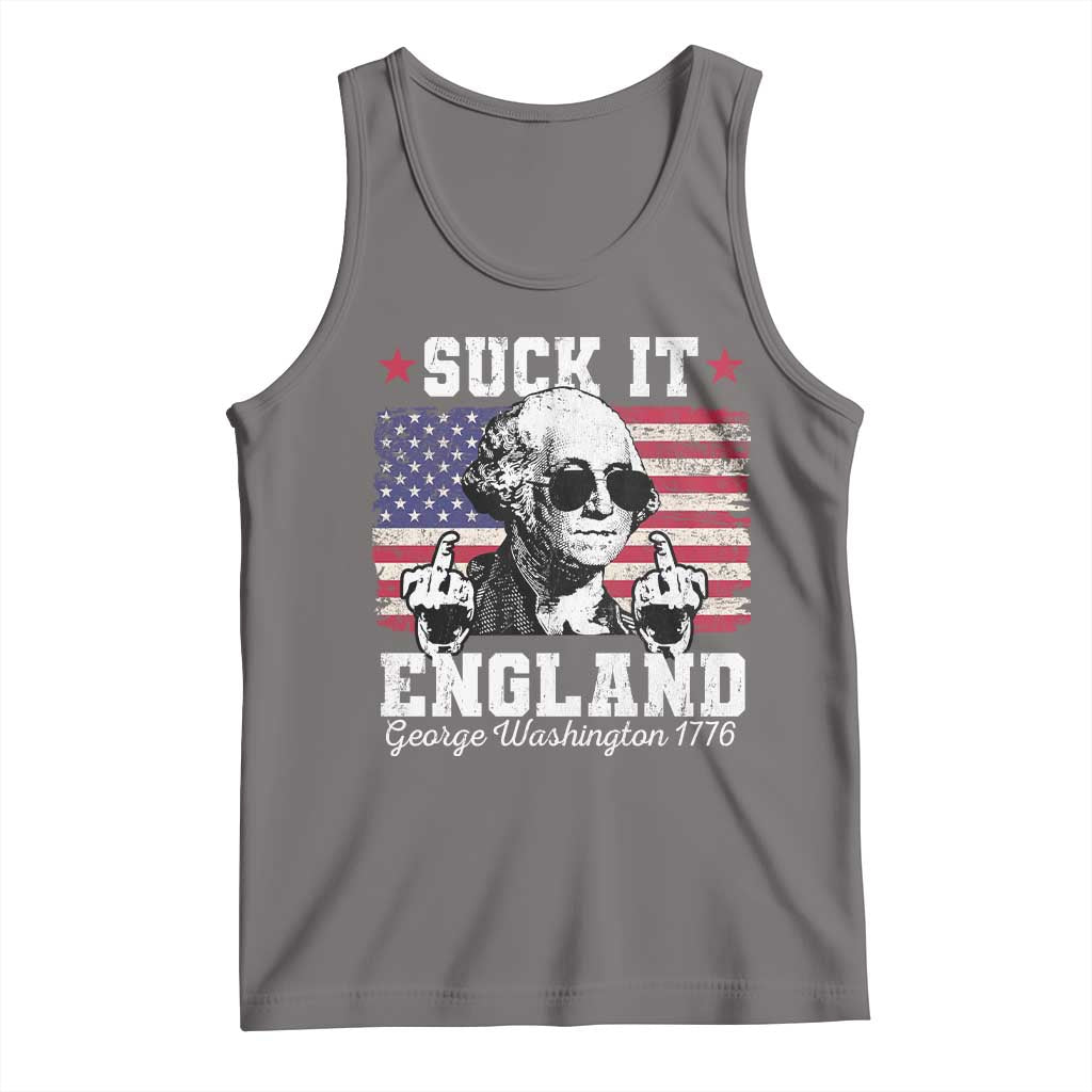 Funny 4th of July George Washington Tank Top Suck It England 1776 - Wonder Print Shop