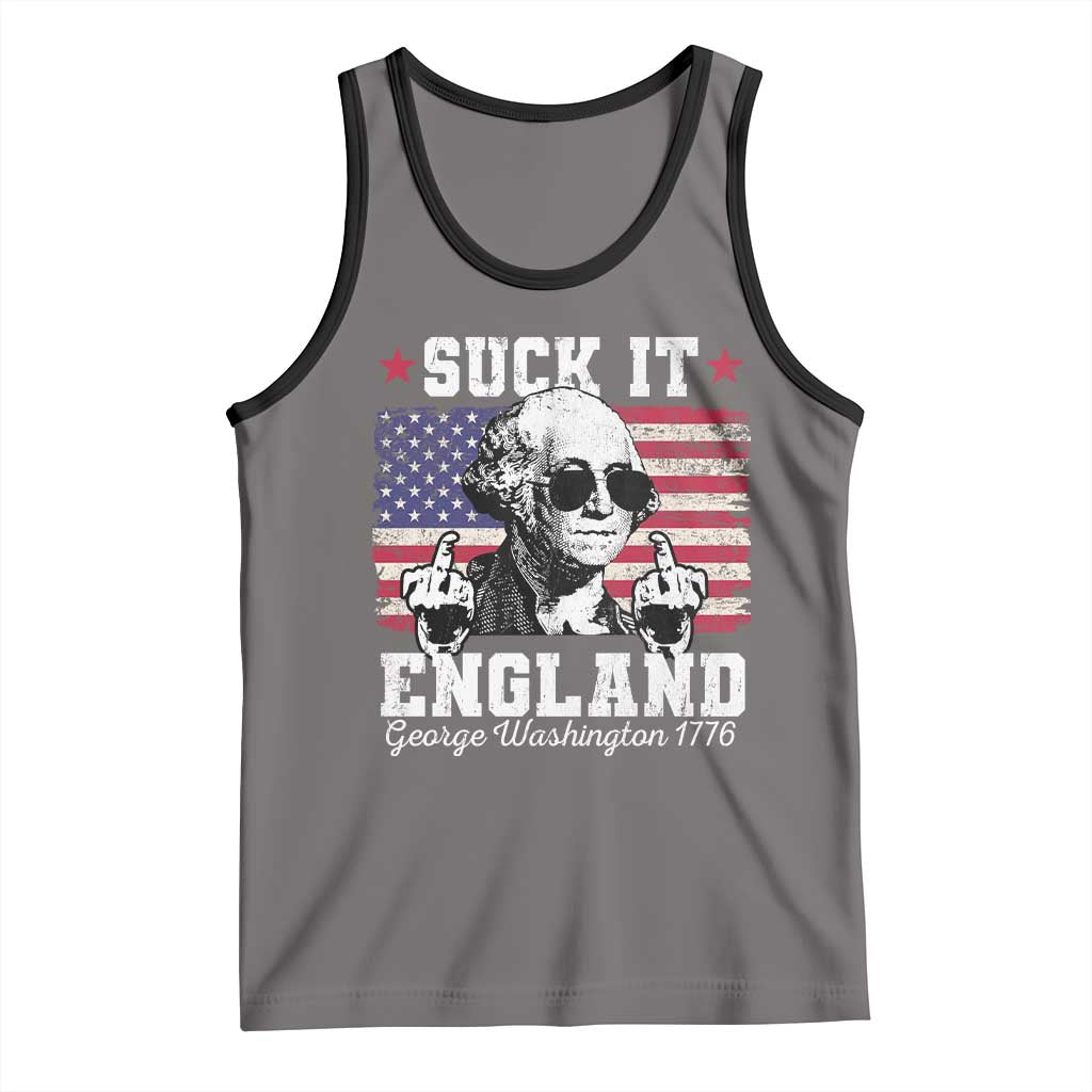 Funny 4th of July George Washington Tank Top Suck It England 1776 - Wonder Print Shop