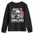 Funny 4th of July George Washington Youth Sweatshirt Suck It England 1776 - Wonder Print Shop