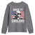 Funny 4th of July George Washington Youth Sweatshirt Suck It England 1776 - Wonder Print Shop