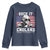 Funny 4th of July George Washington Youth Sweatshirt Suck It England 1776 - Wonder Print Shop