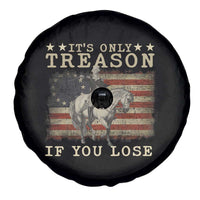 George Washington It's Only Treason If You Lose 4th Of July Spare Tire Cover Vintage Retro - Wonder Print Shop