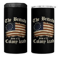 Funny Abe Lincoln 4th Of July 4 in 1 Can Cooler Tumbler My Farts Smell Like Freedom - Wonder Print Shop