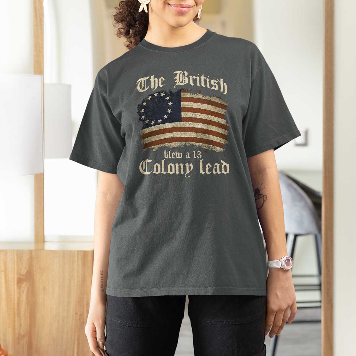 Funny Abe Lincoln 4th Of July T Shirt For Women My Farts Smell Like Freedom - Wonder Print Shop