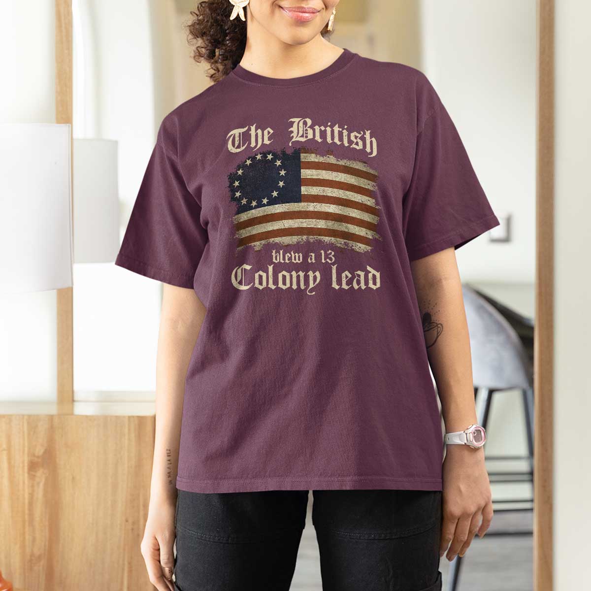 Funny Abe Lincoln 4th Of July T Shirt For Women My Farts Smell Like Freedom - Wonder Print Shop