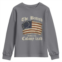 Funny Abe Lincoln 4th Of July Youth Sweatshirt My Farts Smell Like Freedom - Wonder Print Shop