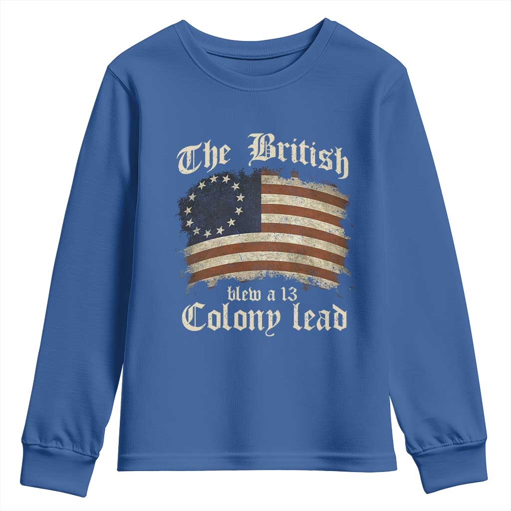 Funny Abe Lincoln 4th Of July Youth Sweatshirt My Farts Smell Like Freedom - Wonder Print Shop