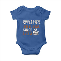 Spilling The Tea Since 1773 Baby Onesie Retro Usa Patriotic 4th of July Party - Wonder Print Shop