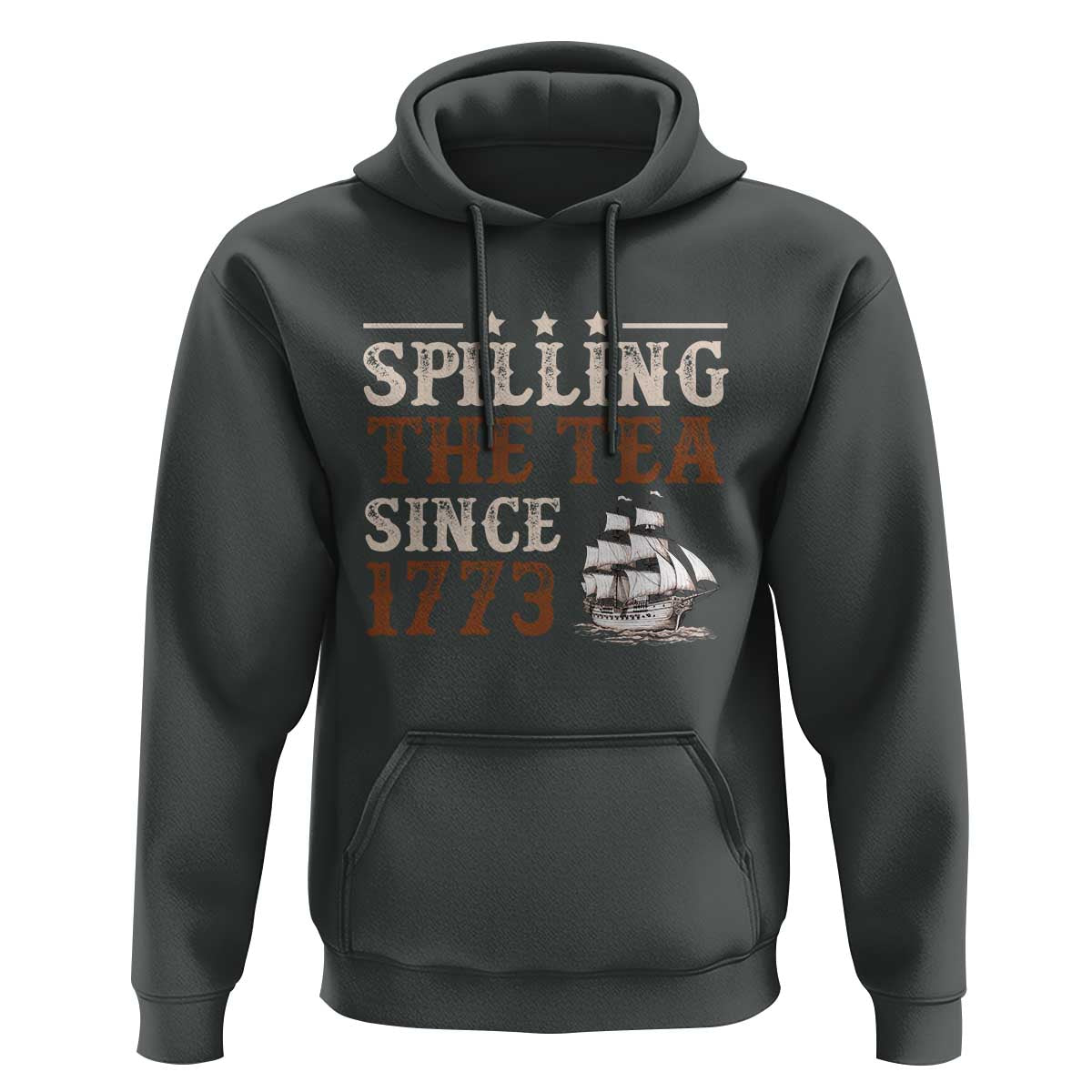 Spilling The Tea Since 1773 Hoodie Retro Usa Patriotic 4th of July Party - Wonder Print Shop