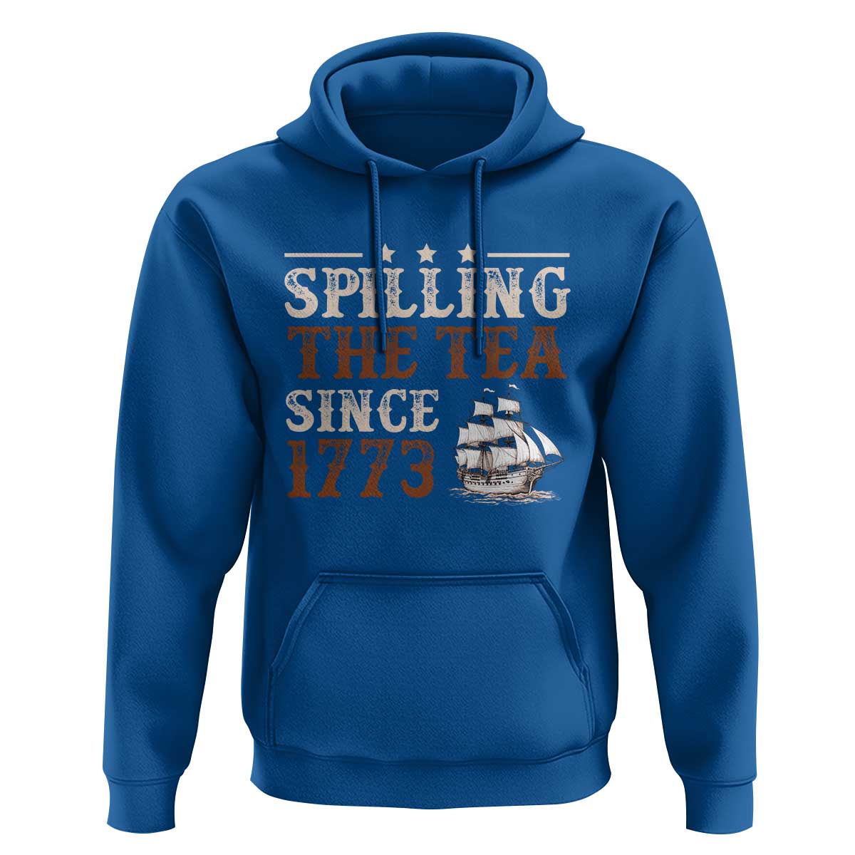 Spilling The Tea Since 1773 Hoodie Retro Usa Patriotic 4th of July Party - Wonder Print Shop