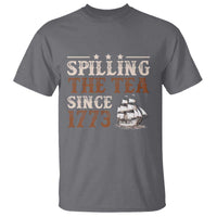 Spilling The Tea Since 1773 T Shirt Retro Usa Patriotic 4th of July Party - Wonder Print Shop