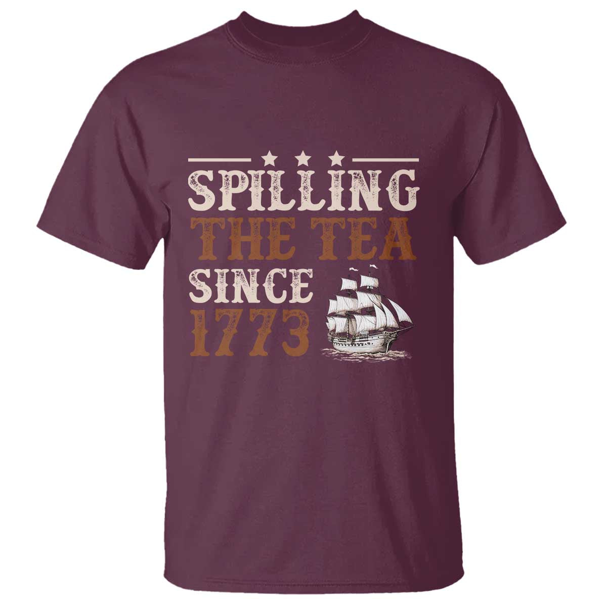 Spilling The Tea Since 1773 T Shirt Retro Usa Patriotic 4th of July Party - Wonder Print Shop