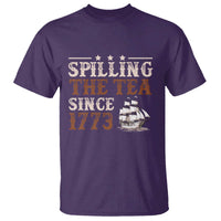Spilling The Tea Since 1773 T Shirt Retro Usa Patriotic 4th of July Party - Wonder Print Shop