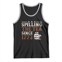 Spilling The Tea Since 1773 Tank Top Retro Usa Patriotic 4th of July Party - Wonder Print Shop