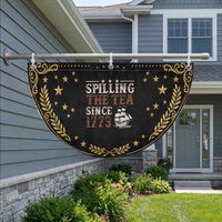 Spilling The Tea Since 1773 Patriotic Fan Flag Retro Usa 4th of July Party