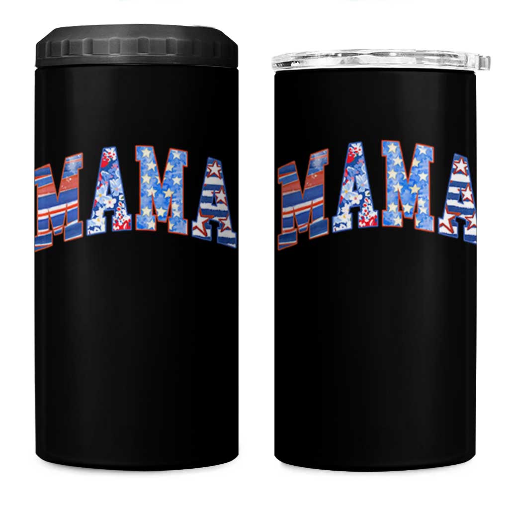American Mama 4 in 1 Can Cooler Tumbler 4th of July - Wonder Print Shop