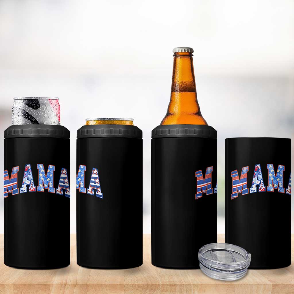 American Mama 4 in 1 Can Cooler Tumbler 4th of July - Wonder Print Shop