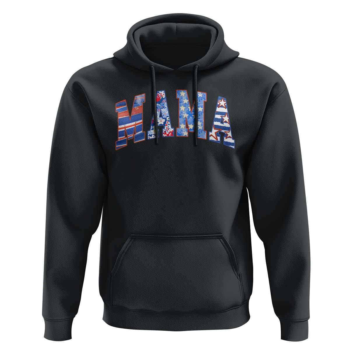 American Mama Hoodie 4th of July - Wonder Print Shop