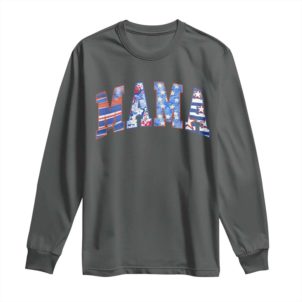 American Mama Long Sleeve Shirt 4th of July - Wonder Print Shop