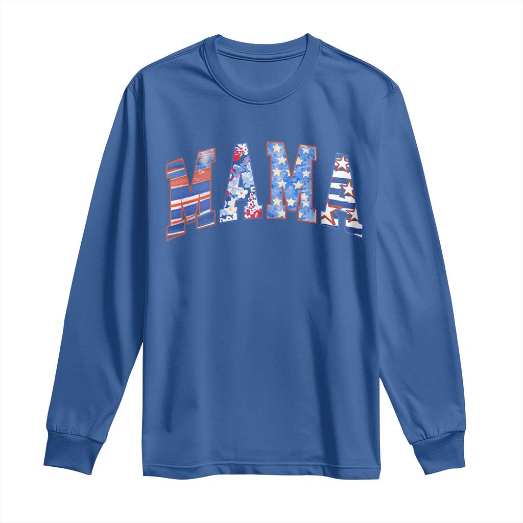 American Mama Long Sleeve Shirt 4th of July - Wonder Print Shop
