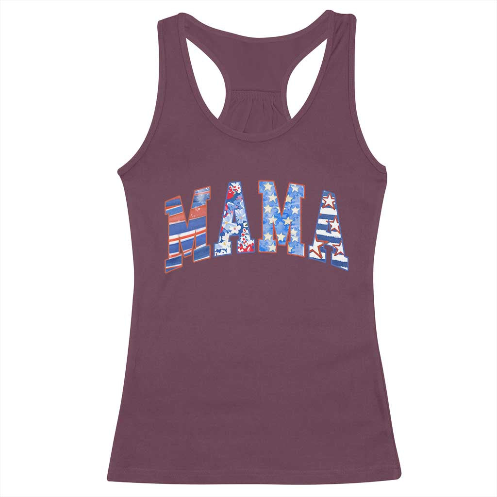American Mama Racerback Tank Top 4th of July - Wonder Print Shop