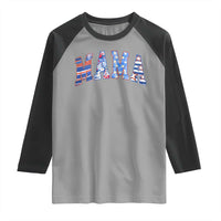 American Mama Raglan Shirt 4th of July - Wonder Print Shop