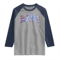 American Mama Raglan Shirt 4th of July - Wonder Print Shop