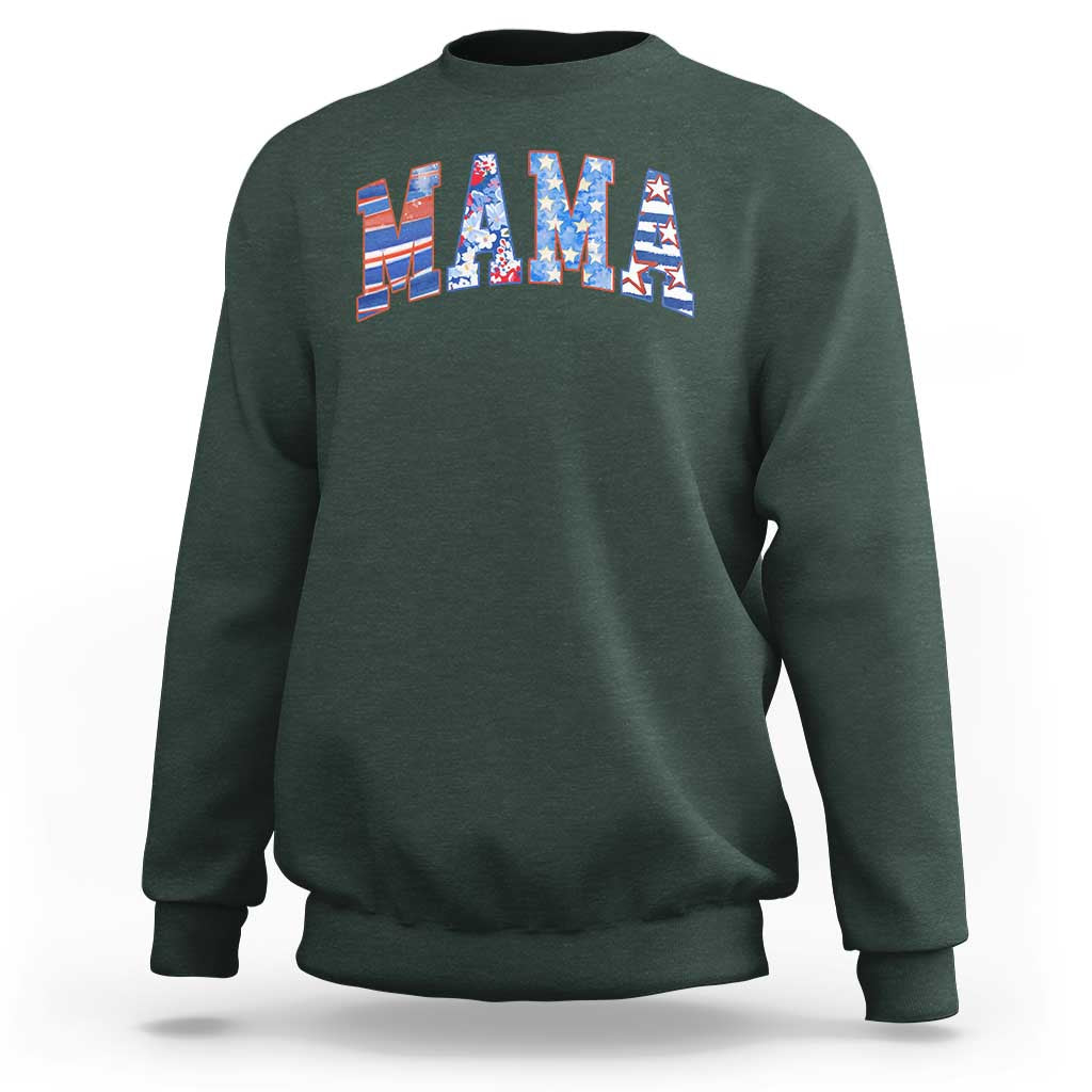 American Mama Sweatshirt 4th of July - Wonder Print Shop