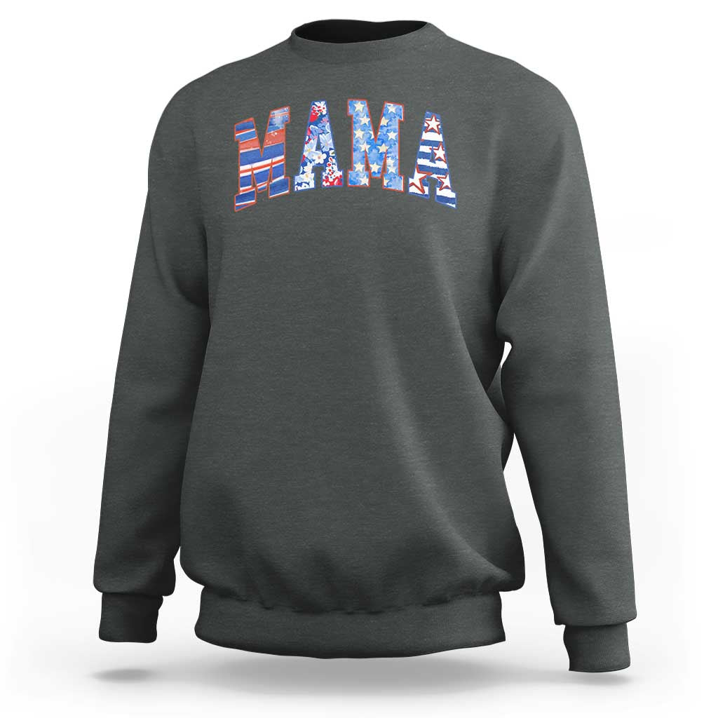 American Mama Sweatshirt 4th of July - Wonder Print Shop