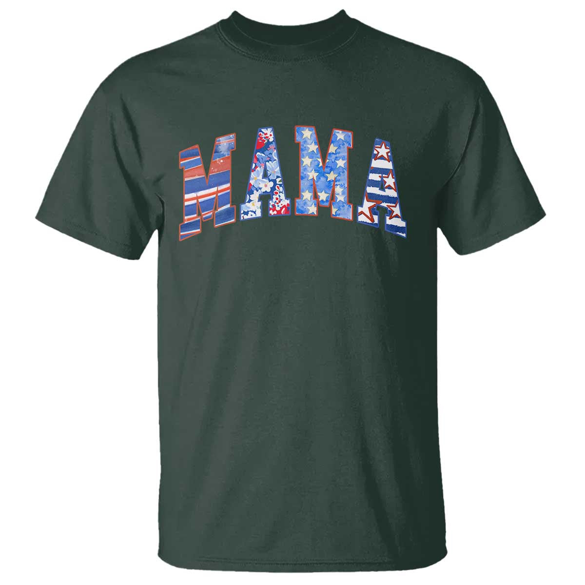 American Mama T Shirt 4th of July - Wonder Print Shop