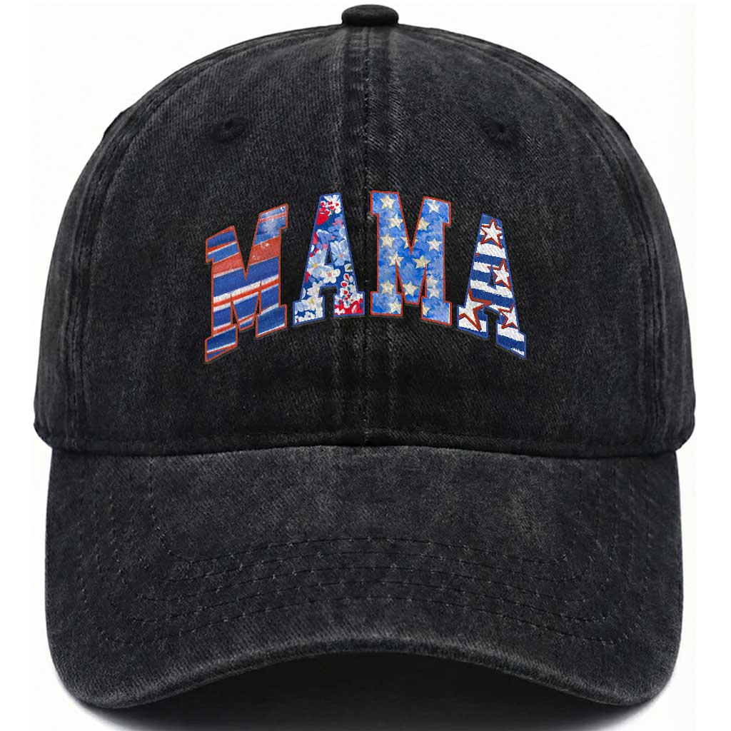 American Mama Washed Cotton Baseball Cap 4th of July