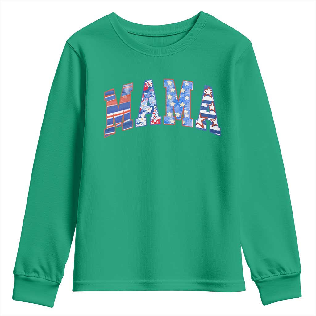 American Mama Youth Sweatshirt 4th of July - Wonder Print Shop