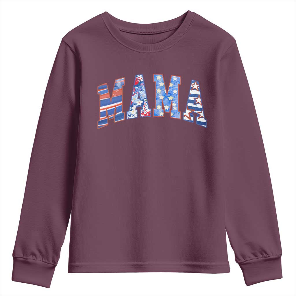 American Mama Youth Sweatshirt 4th of July - Wonder Print Shop
