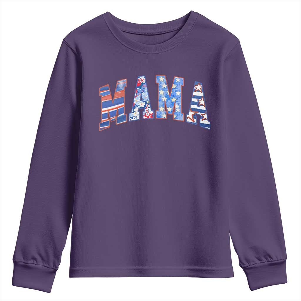 American Mama Youth Sweatshirt 4th of July - Wonder Print Shop