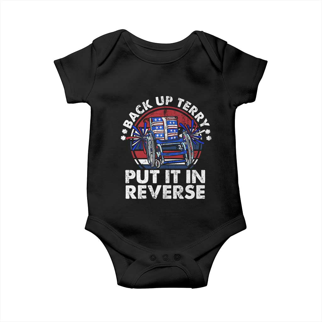 Back It Up Terry Put It In Reverse Baby Onesie Funny 4th Of July - Wonder Print Shop