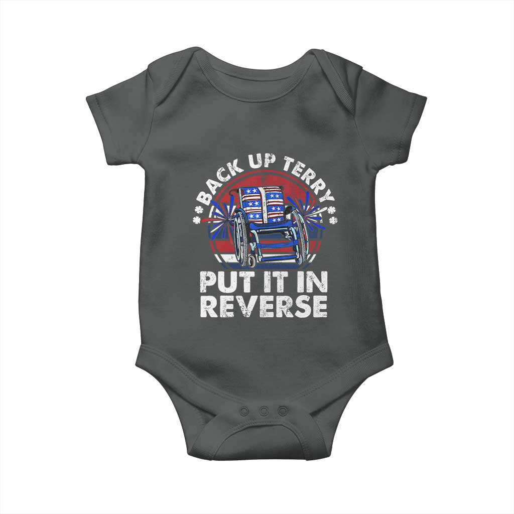 Back It Up Terry Put It In Reverse Baby Onesie Funny 4th Of July - Wonder Print Shop